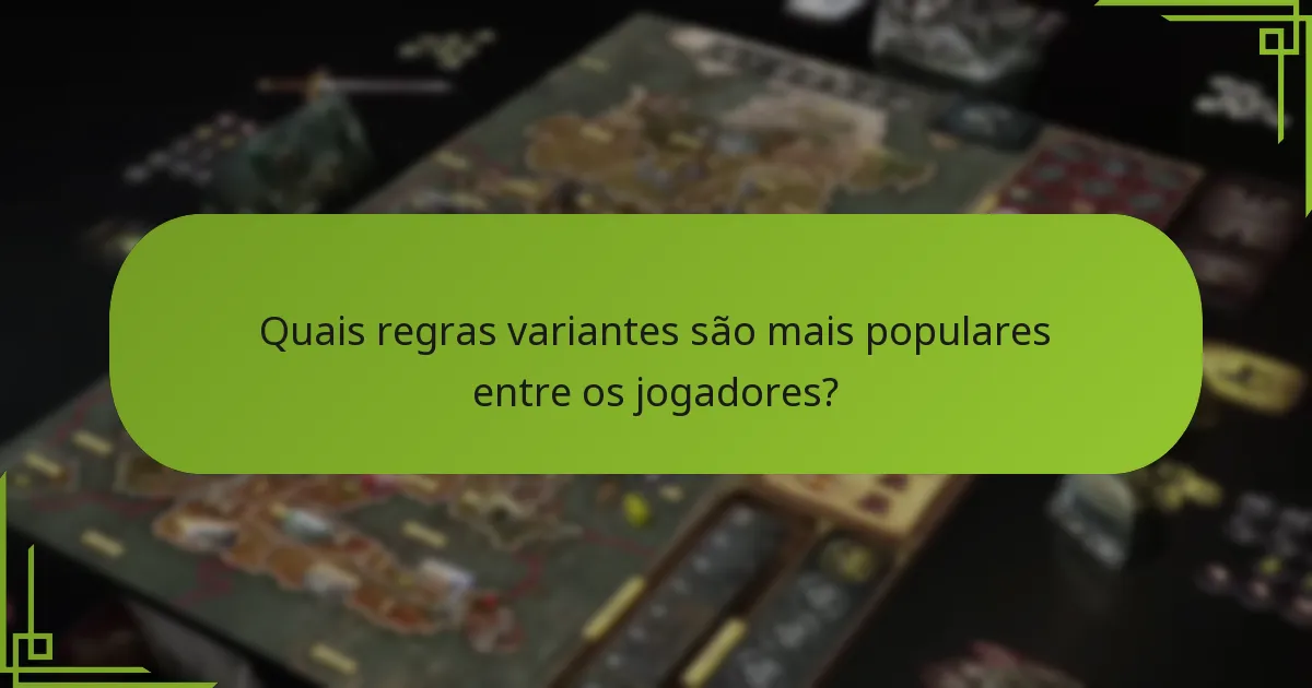 Qual é o impacto geral das regras variantes e mudanças de casa na jogabilidade?