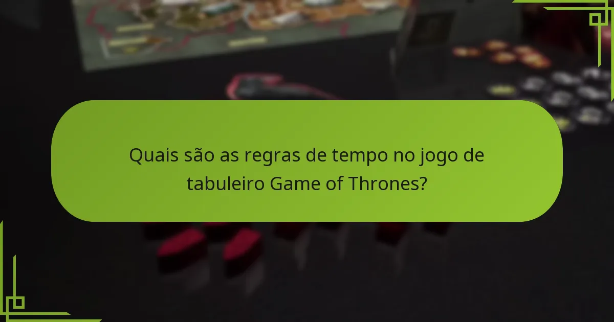 Quais são as estratégias avançadas de tempo para jogadores experientes?